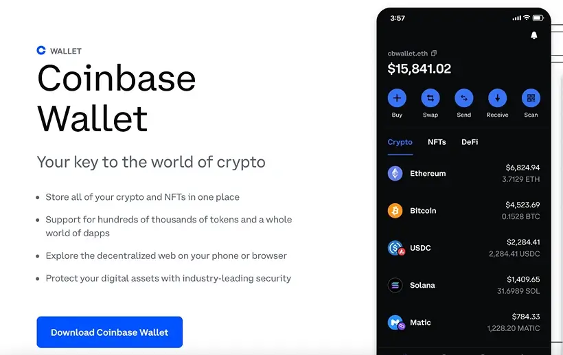 Coinbase Crypto wallet