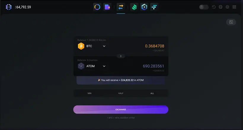 Exodus wallet