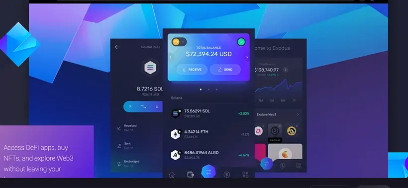 Exodus Crypto Wallet