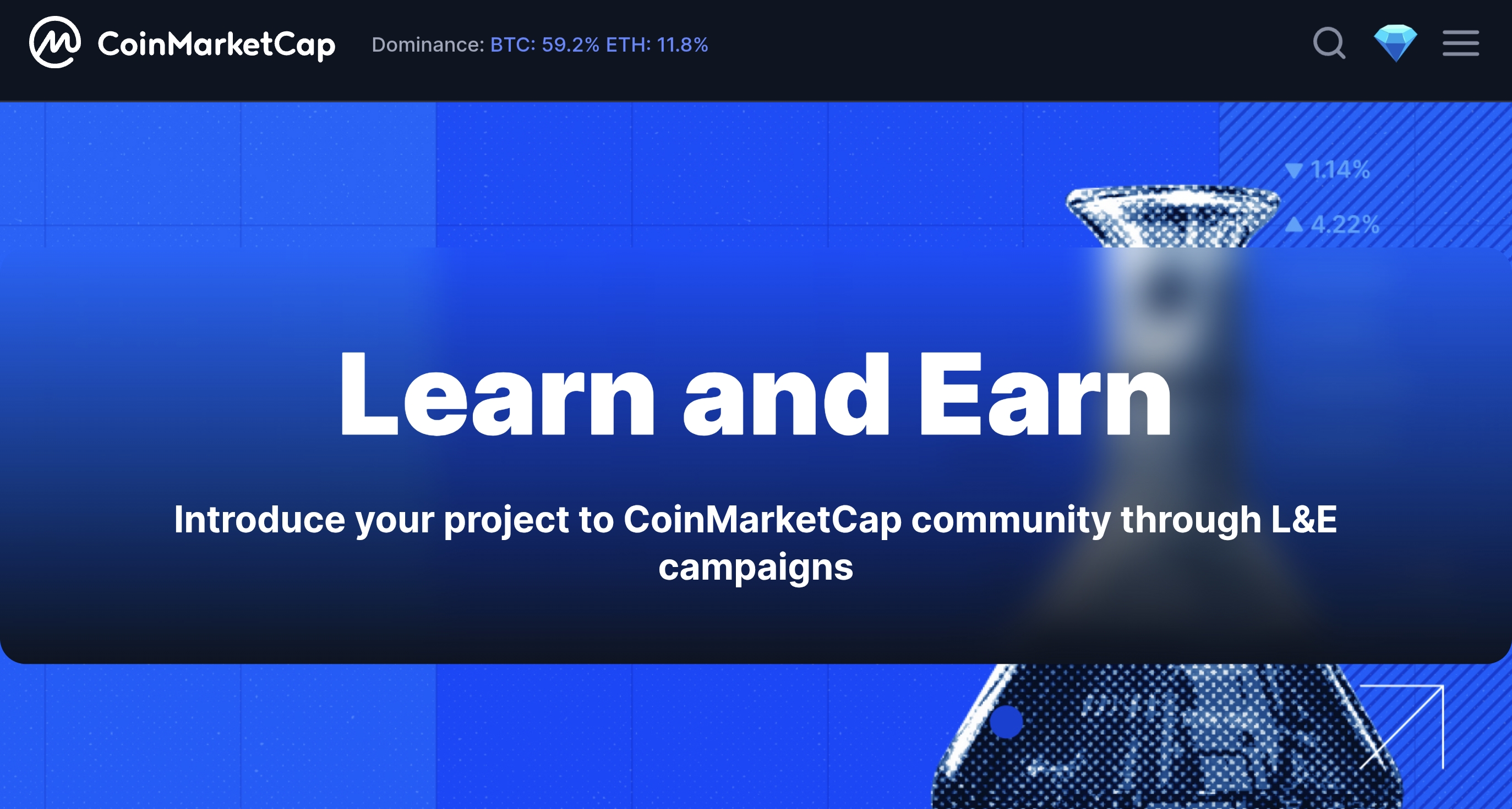 CoinMarketCap Learn & Earn Program